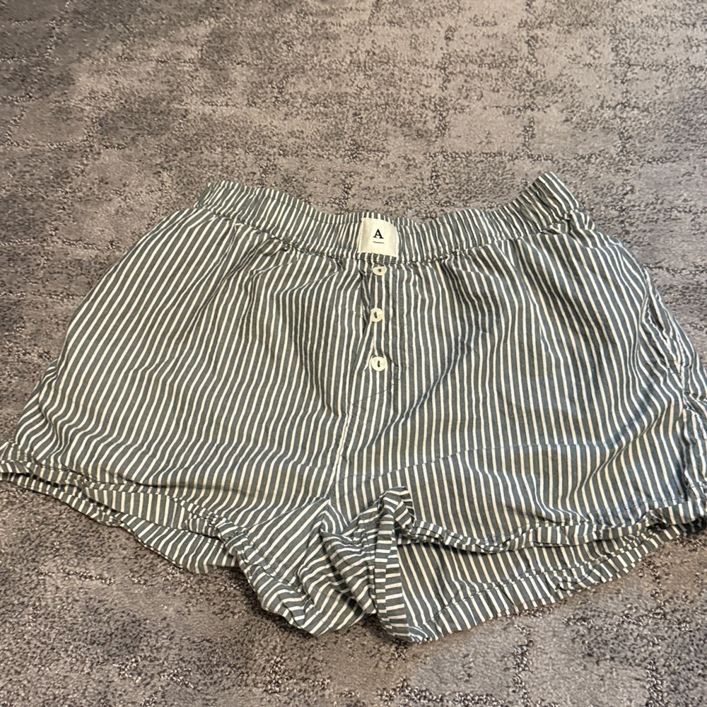 Anthropologie striped boxer shorts XS